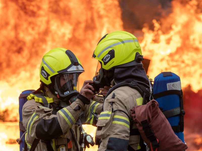 In Niedersachsen ist eine Gartenlaube in Flammen aufgegangen. (Symbolbild)