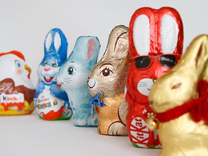 Osterhasen aus Schokolade